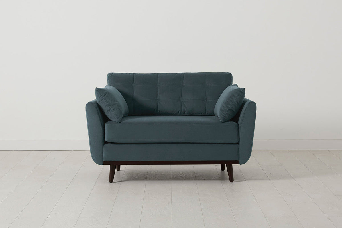 Model 10 Loveseat in Petrol
