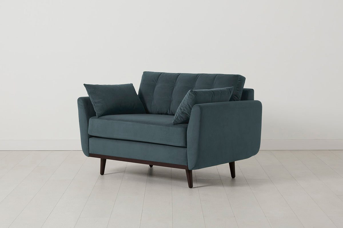 Model 10 Loveseat in Petrol