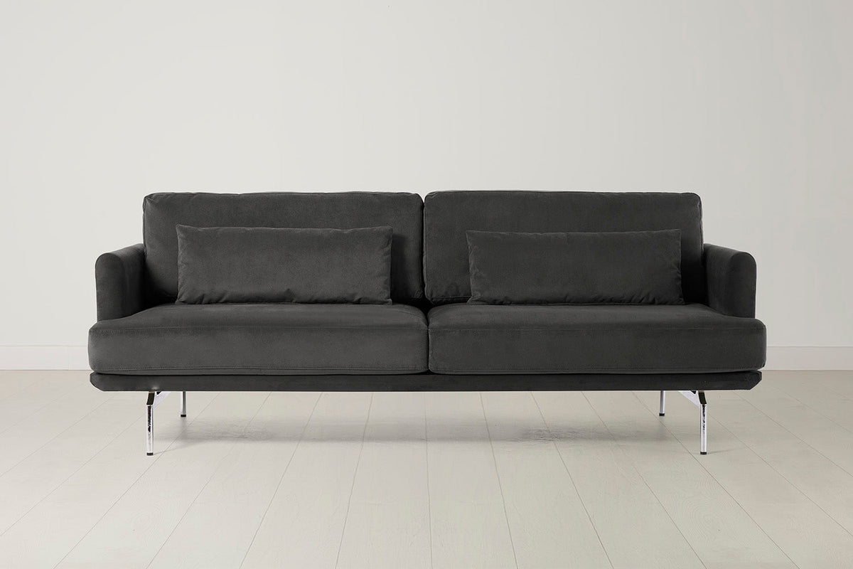 Model 14 3 Seater Sofa in Charcoal