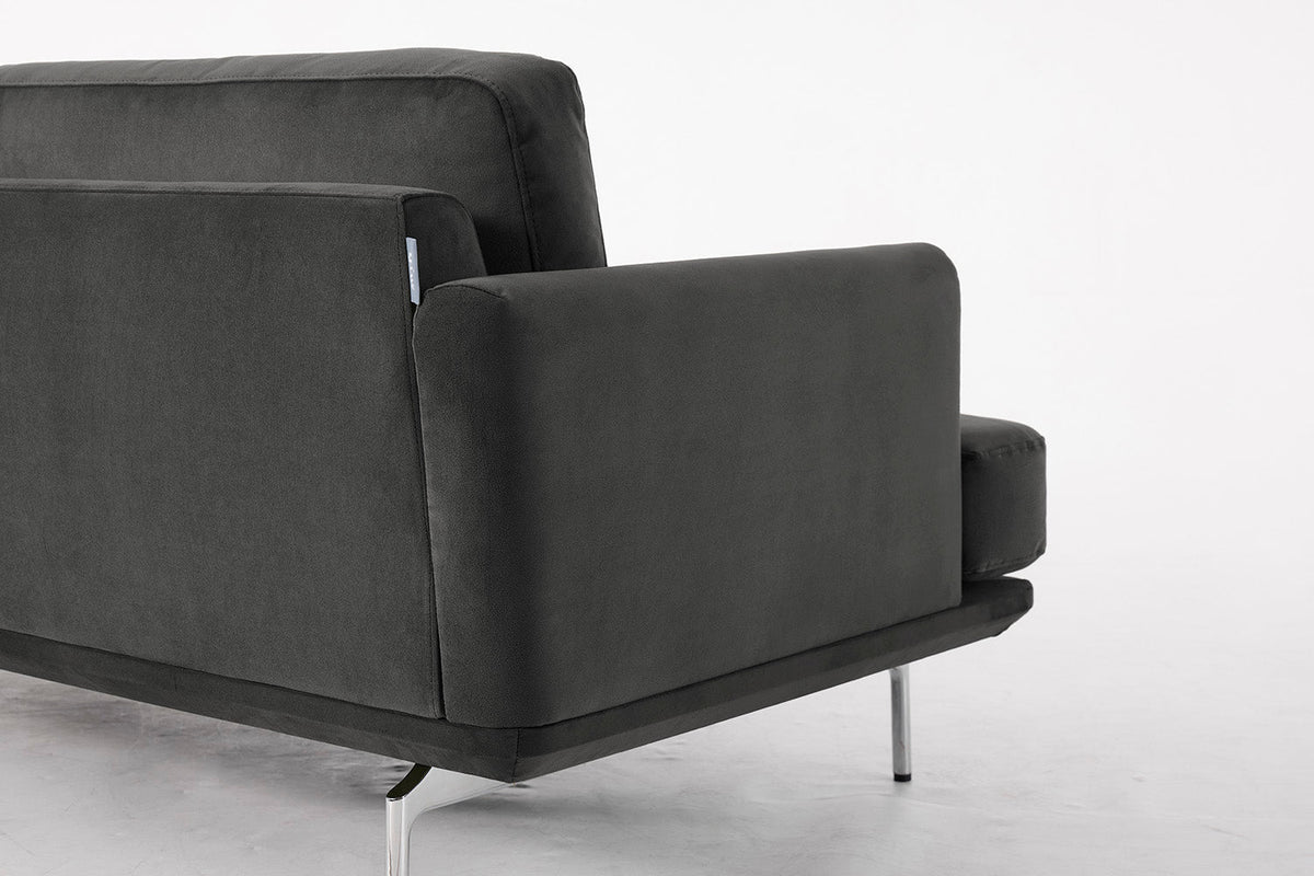 Model 14 3 Seater Sofa in Charcoal