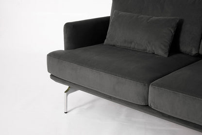 Model 14 3 Seater Sofa in Charcoal