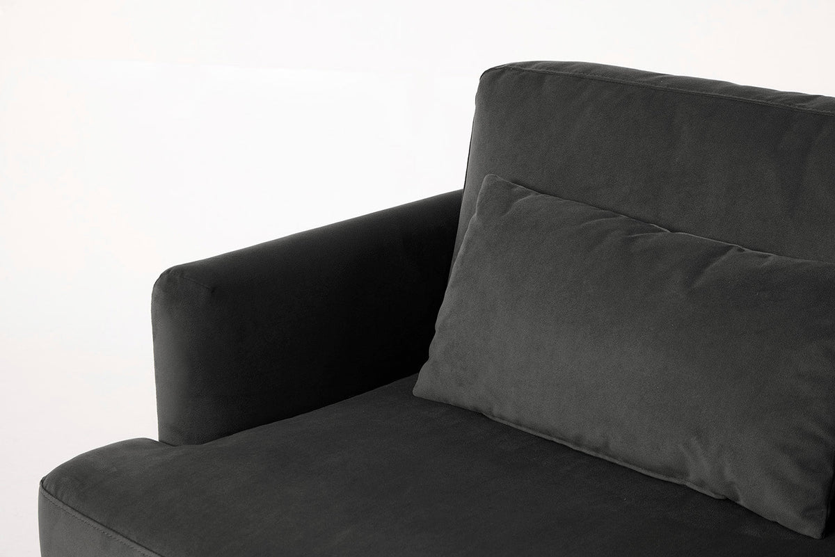 Model 14 3 Seater Sofa, Charcoal