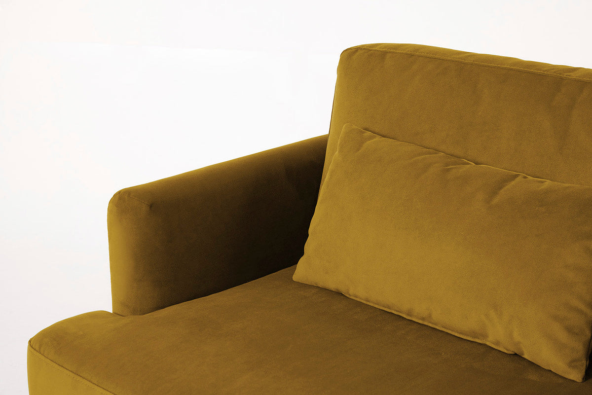 Model 14 3 Seater Sofa, Mustard