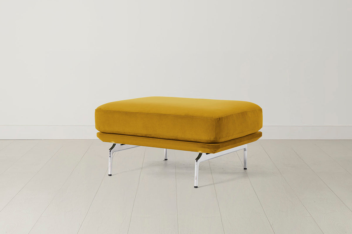 Model 14 Ottoman, Mustard