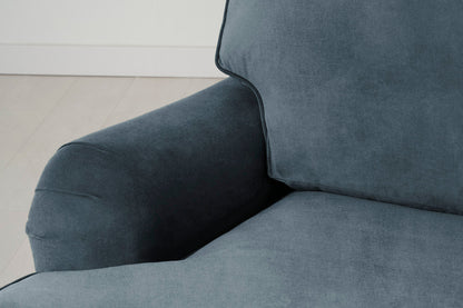 Model 15 3 Seater Sofa with Ottoman, Oak / Hydro