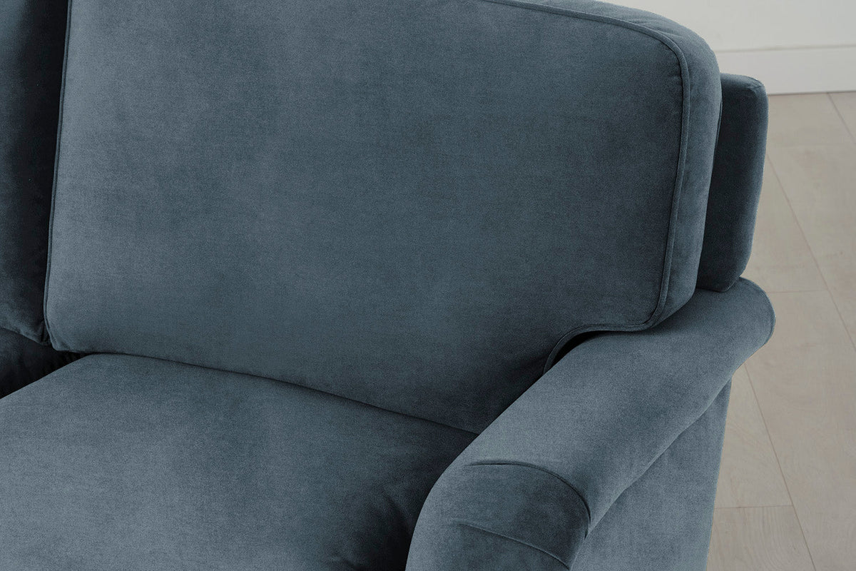 Model 15 3 Seater Sofa with Ottoman, Oak / Hydro