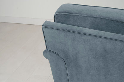 Model 15 3 Seater Sofa with Ottoman, Oak / Hydro