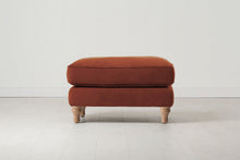 Model 15 Ottoman, Oak / Brick