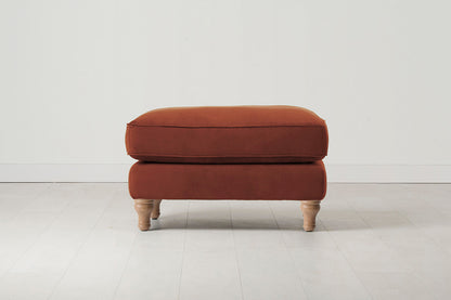 Model 15 Ottoman, Oak / Brick