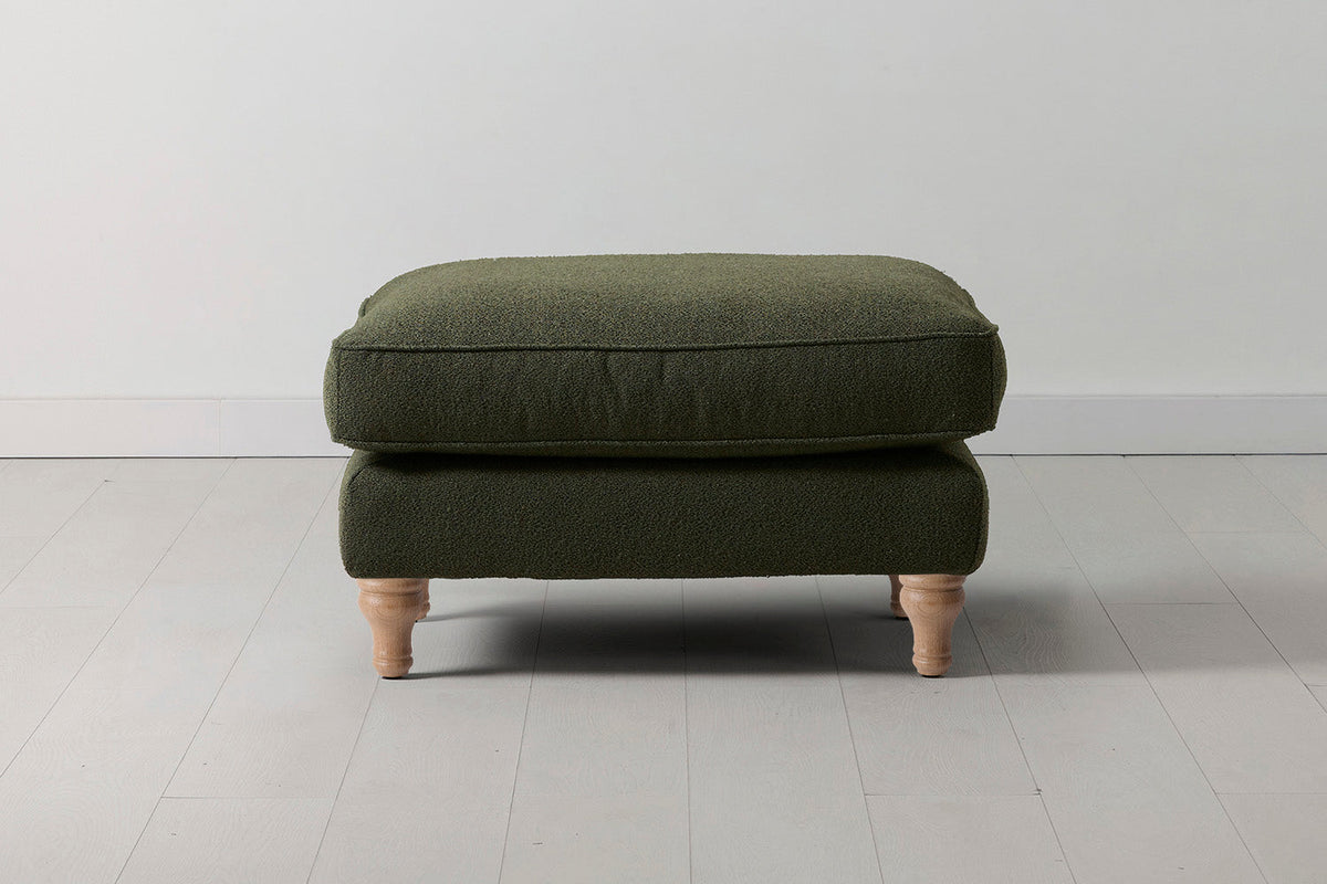 Model 15 Ottoman, Oak / Fern