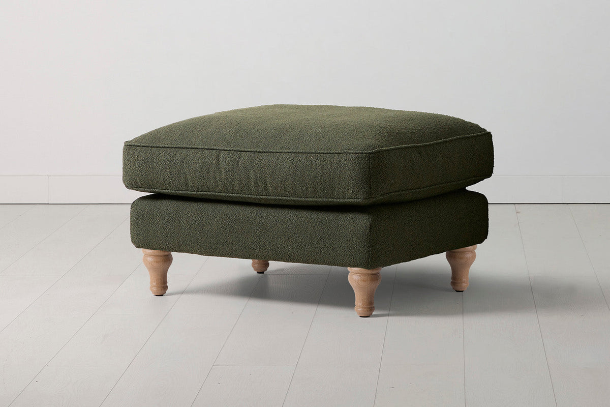 Model 15 Ottoman, Oak / Fern