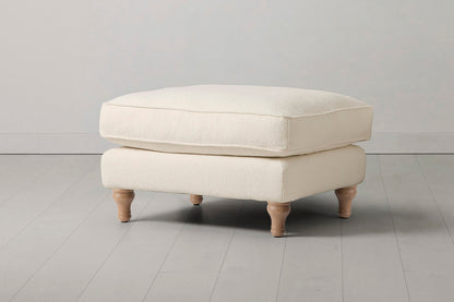 Model 15 Ottoman, Oak / Ivory
