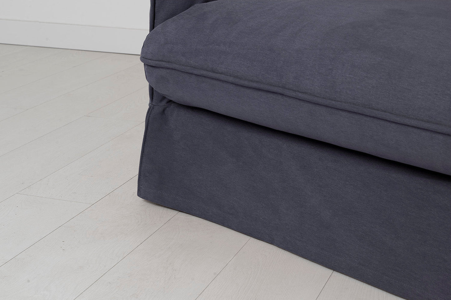 Model 18 2 Seater Sofa with Ottoman, Midnight