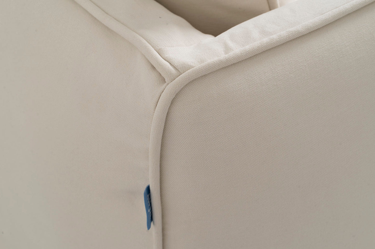 Model 18 2 Seater Sofa with Ottoman, Nougat