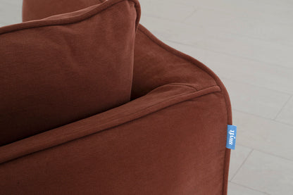 Model 18 2 Seater Sofa with Ottoman, Tuscan