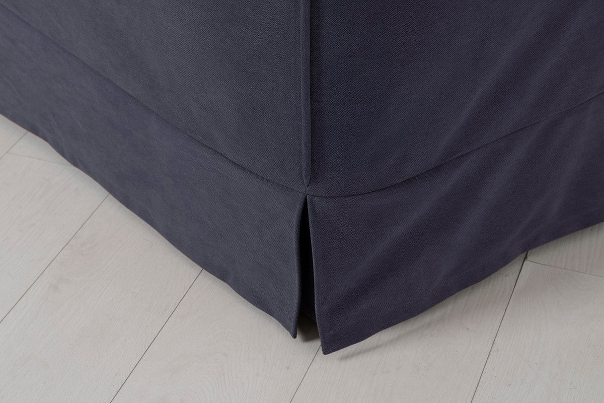 Model 18 3 Seater Sofa with Ottoman, Midnight