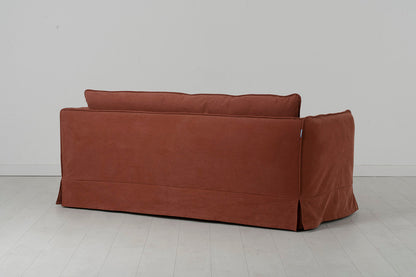 Model 18 3 Seater Sofa with Ottoman, Tuscan