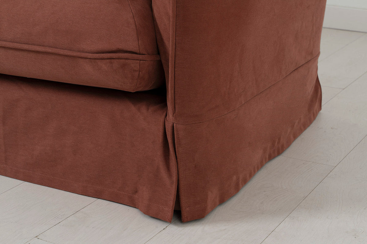 Model 18 3 Seater Sofa with Ottoman, Tuscan