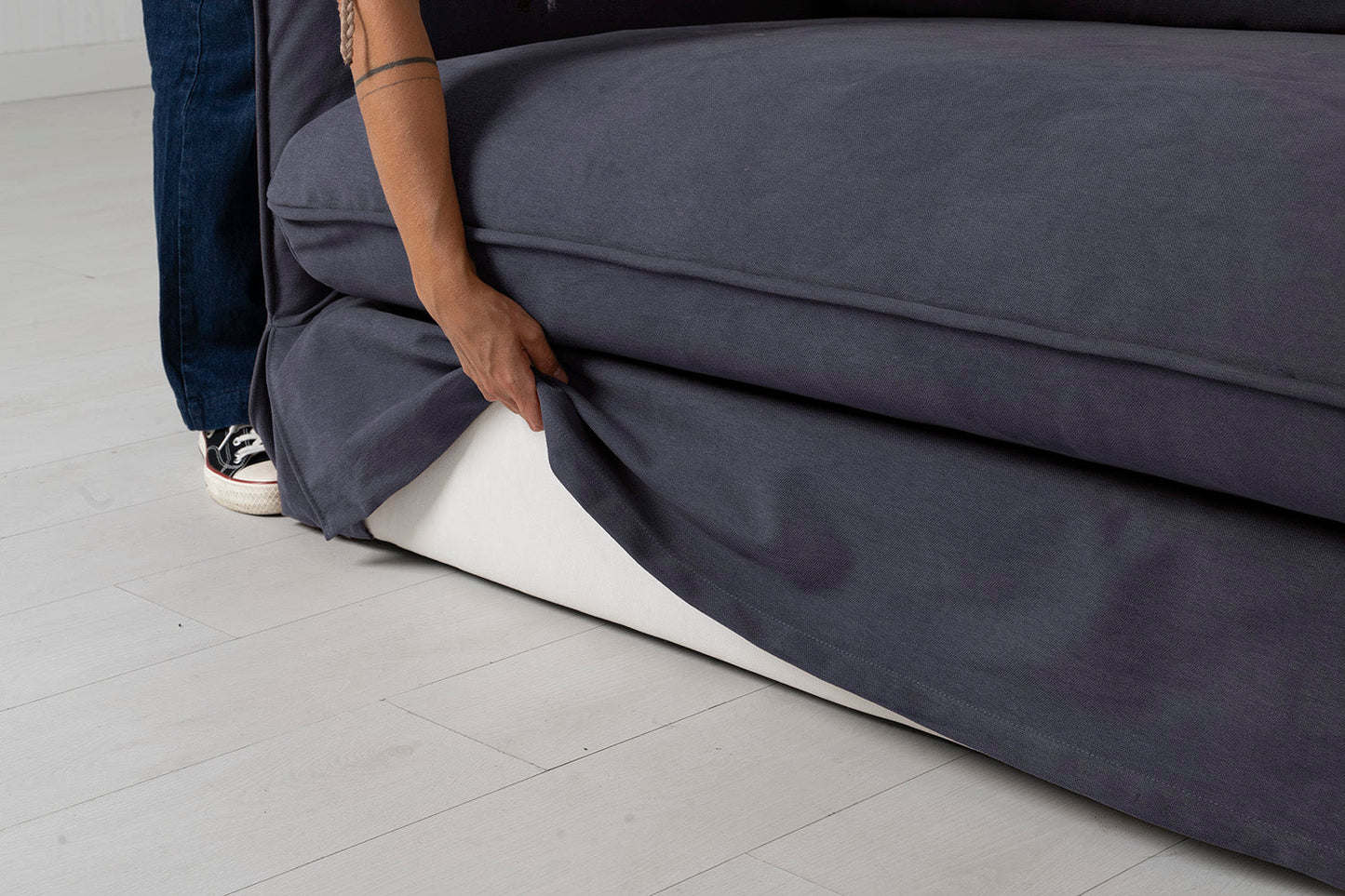 Model 18 2 Seater Sofa Covers, Midnight