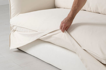 Model 18 3 Seater Sofa Covers, Nougat