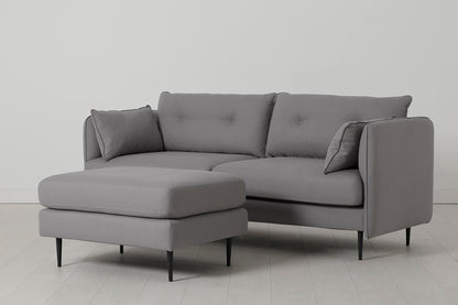 Model 19 3 Seater Sofa with Ottoman, Risso — Angle View