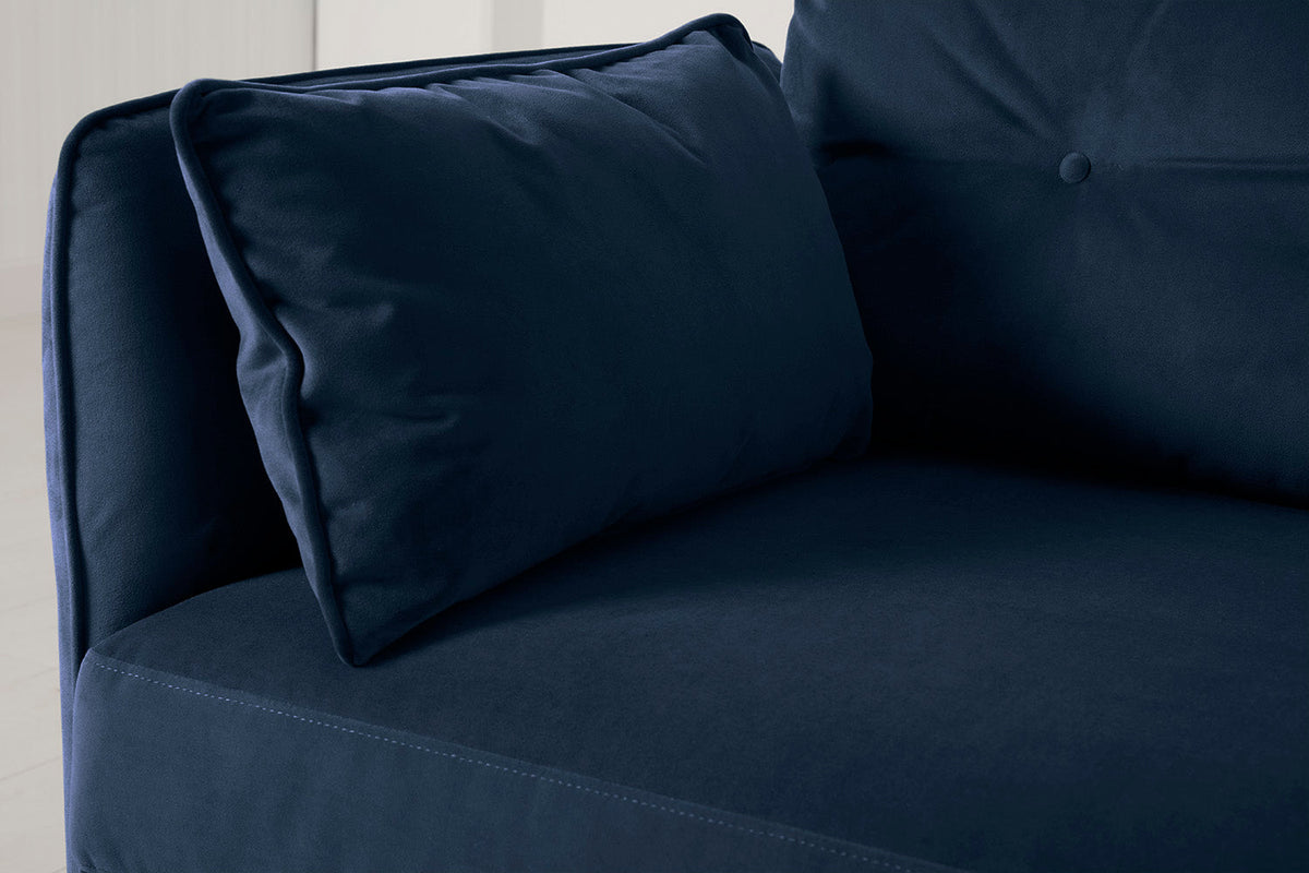 Model 19 3 Seater Sofa, Indigo — Cushion Detail