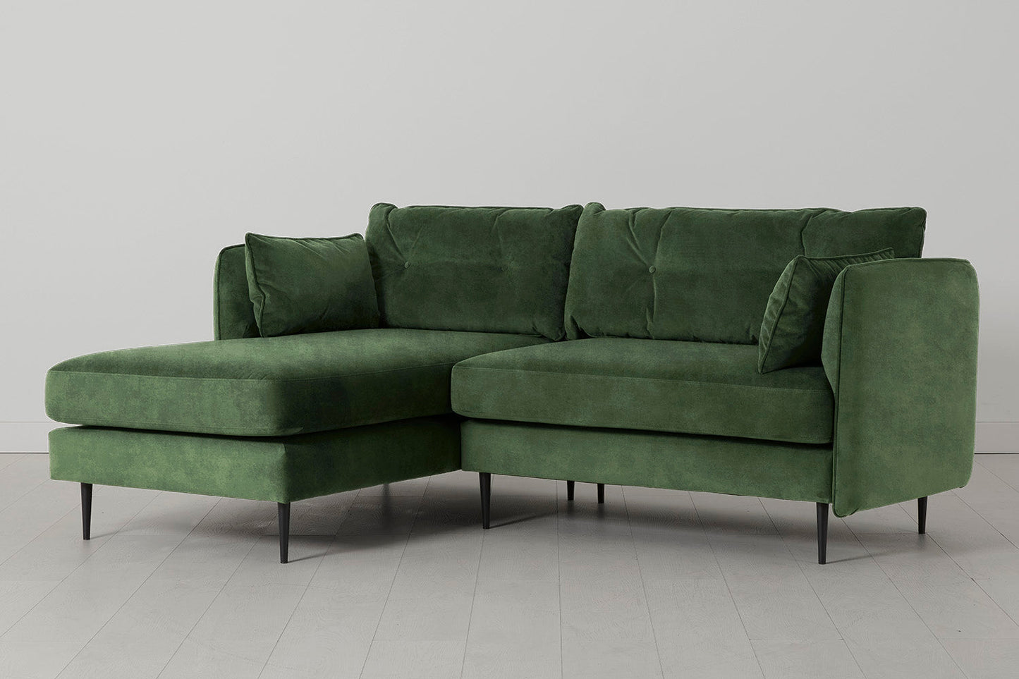 Model 19 3 Seater Left Chaise Sofa, Conifer
