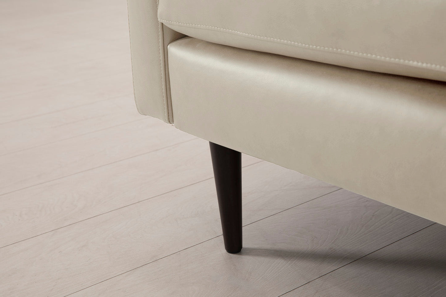 Model 01 2-Seater Sofa with Ottoman, Oyster