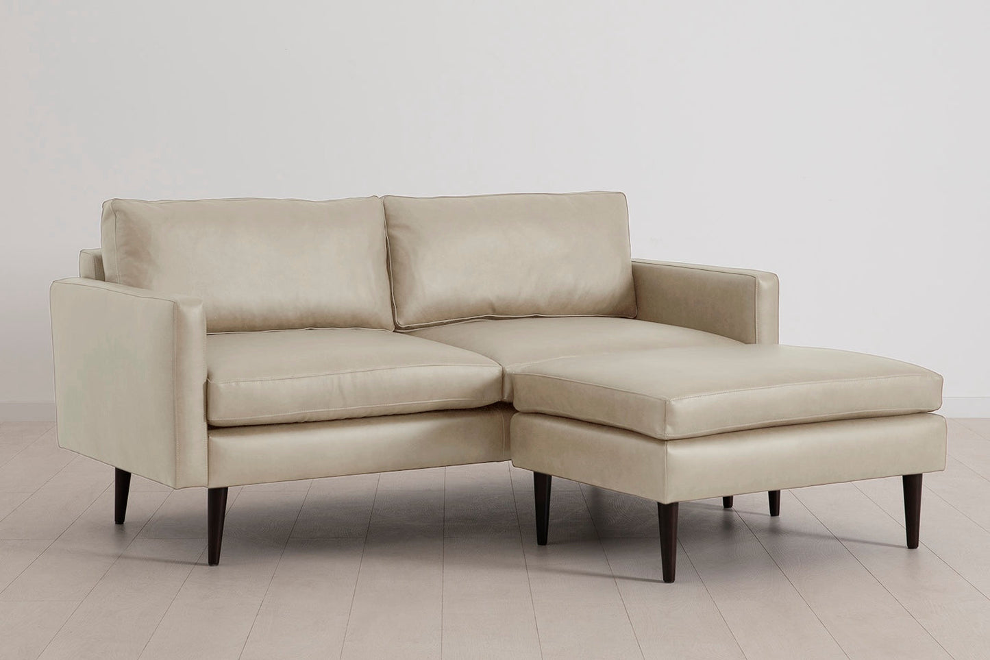 Model 01 2-Seater Sofa with Ottoman, Oyster