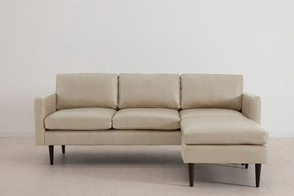 Model 01 3-Seater Sofa with Ottoman, Oyster
