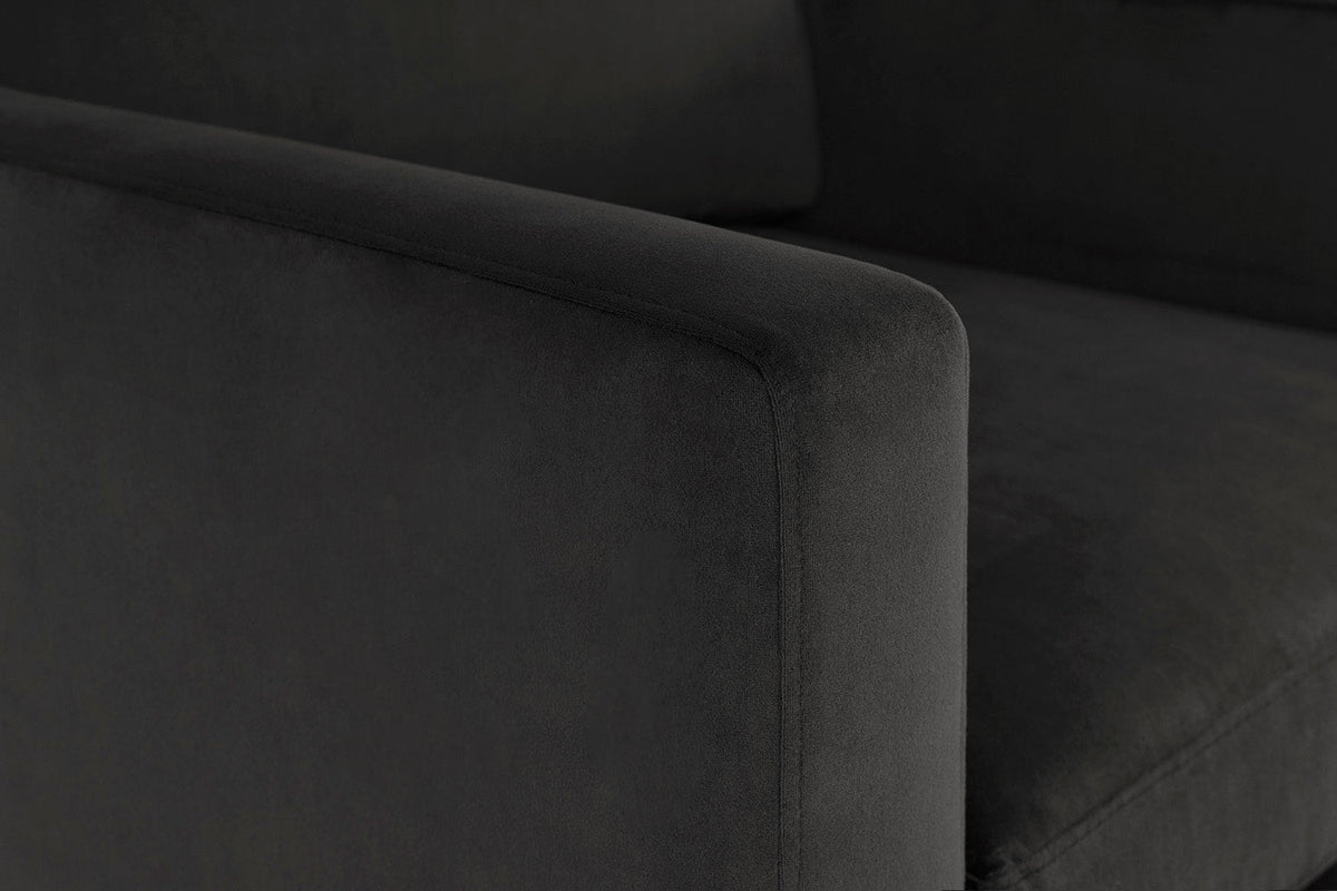 Model 01 3-Seater Left Chaise Sofa, Charcoal