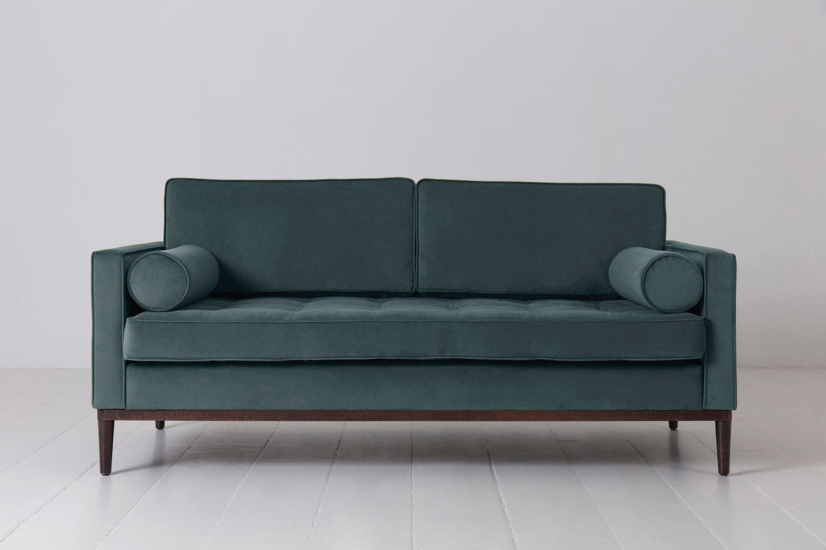 Model 02 2-Seater Sofa, Petrol