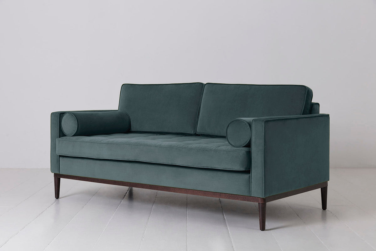Model 02 2-Seater Sofa, Petrol