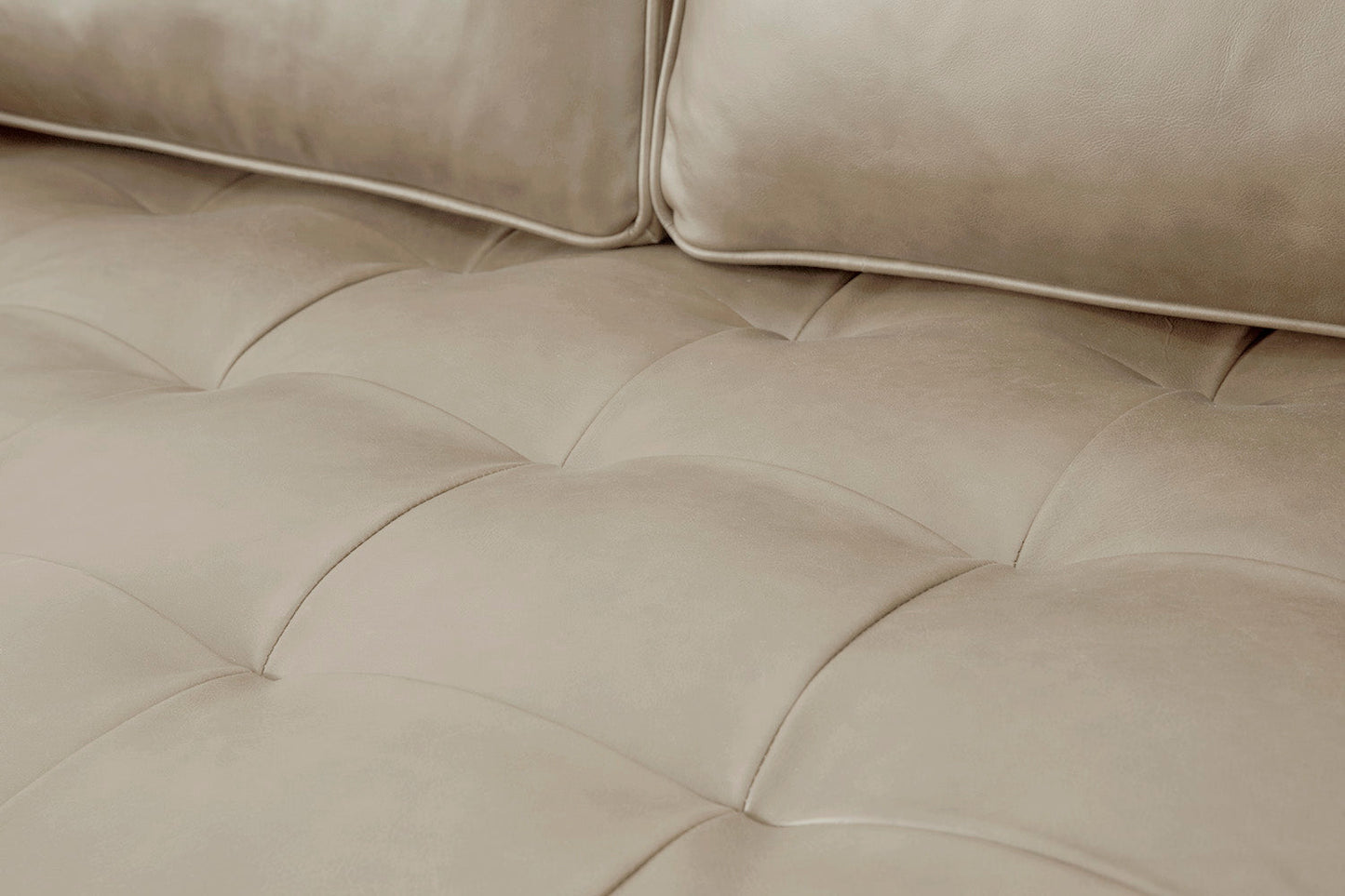 Model 02 3-Seater Sofa with Ottoman, Oyster