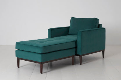 Model 02 Chaise Longue, Kingfisher