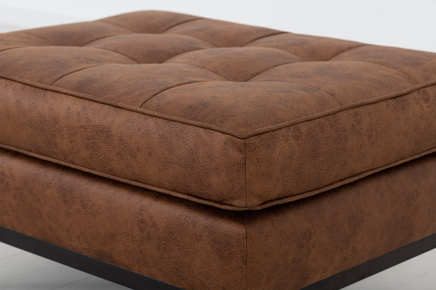 Model 02 Ottoman, Chestnut