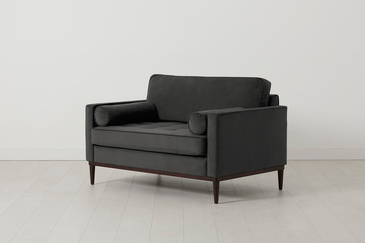 Model 02 Loveseat, Charcoal