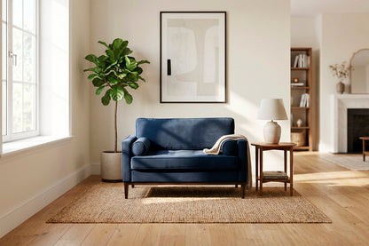 Model 02 Loveseat, Indigo