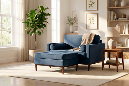 Model 02 Loveseat, Teal