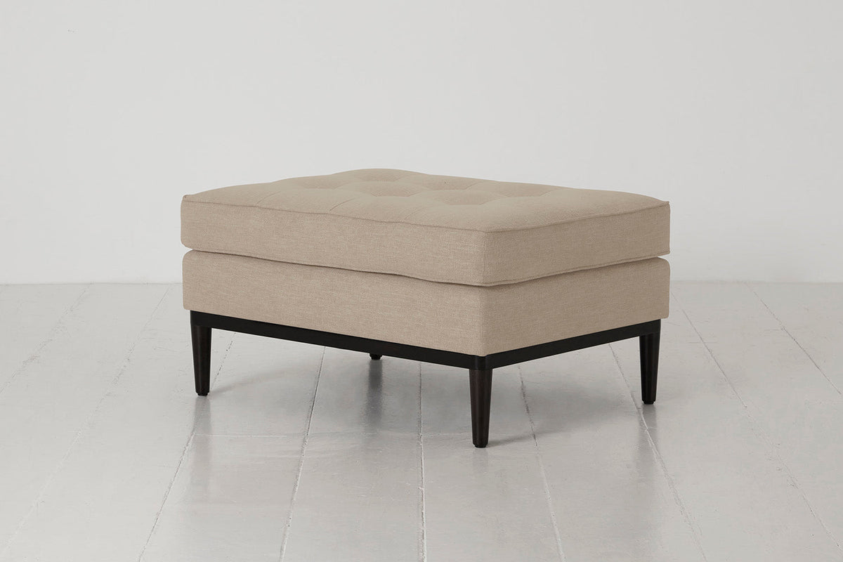 Model 02 Ottoman, Oatmeal