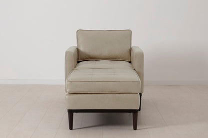 Model 02 Chaise Longue, Oyster