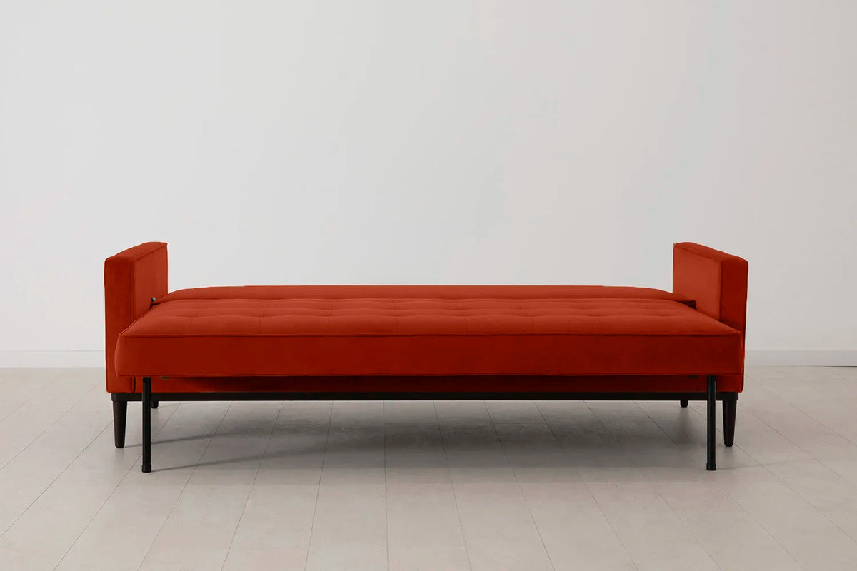 Model 02 Sofa Bed 3 Seater, Paprika