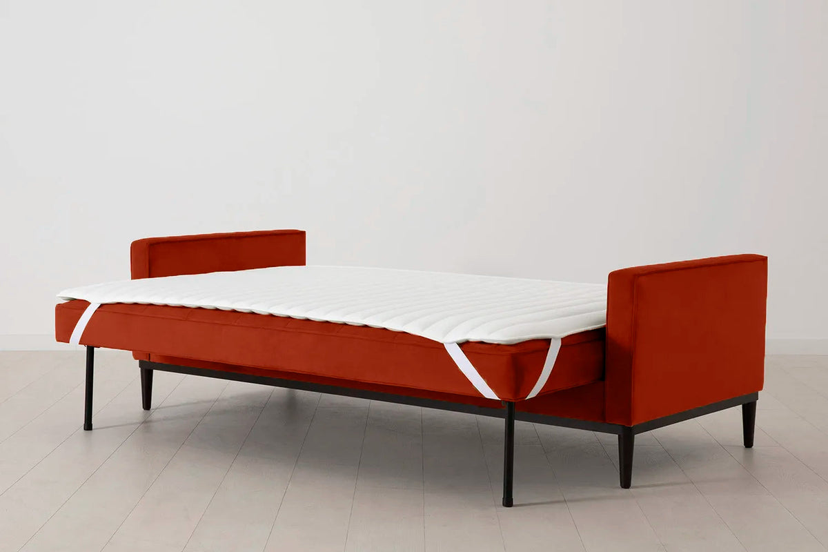 Model 02 Sofa Bed 3 Seater, Paprika