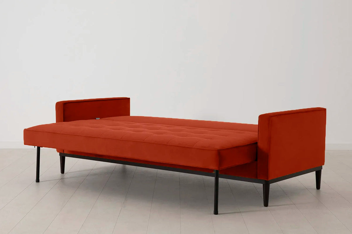 Model 02 Sofa Bed 3 Seater, Paprika