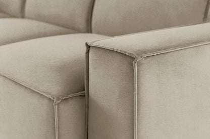 Model 03 2-Seater Left Chaise Sofa, Flax
