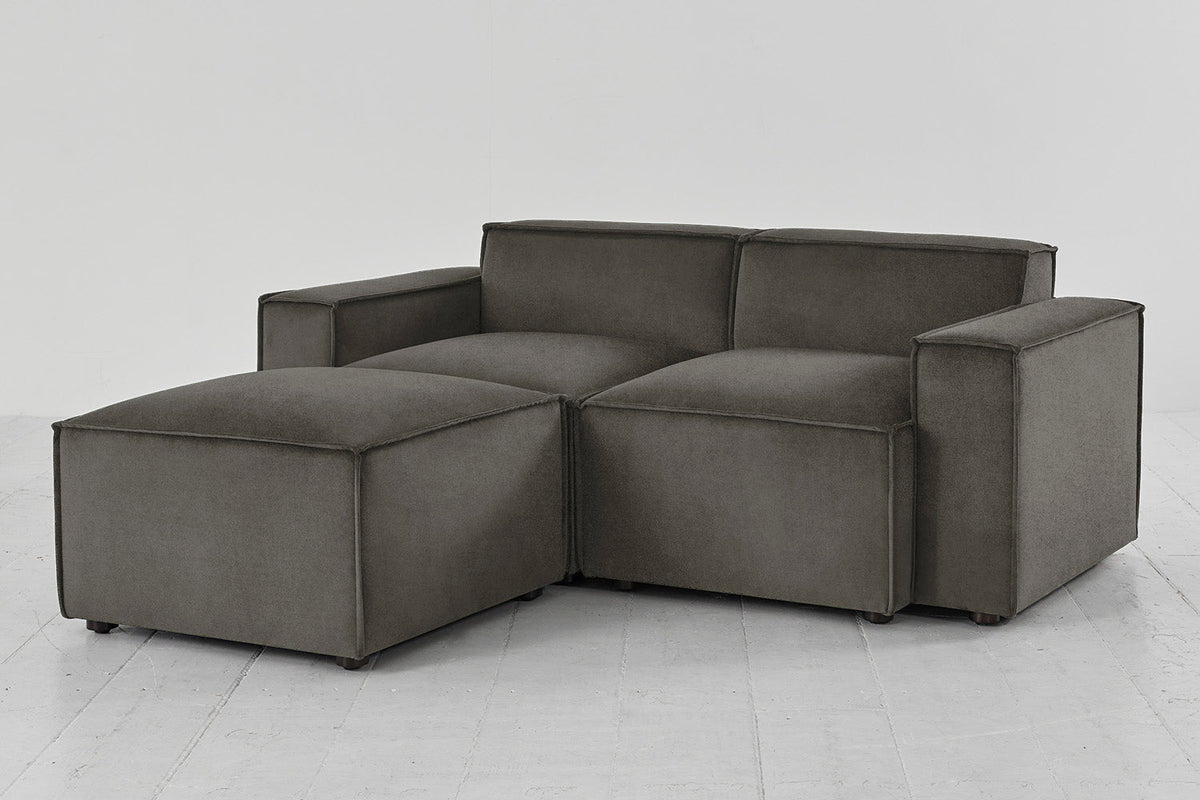 Model 03 2-Seater Left Chaise Sofa, Mink