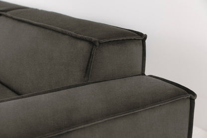 Model 03 2-Seater Left Chaise Sofa, Mink