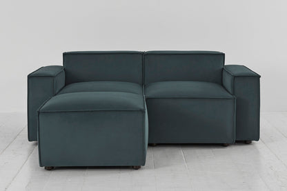 Model 03 2-Seater Left Chaise Sofa, Petrol