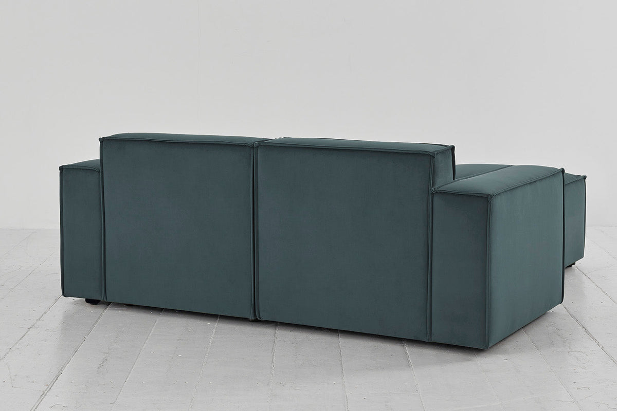 Model 03 2-Seater Left Chaise Sofa, Petrol