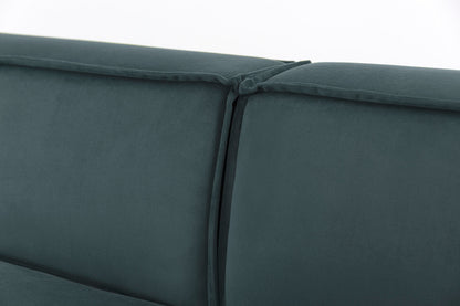 Model 03 2-Seater Left Chaise Sofa, Petrol